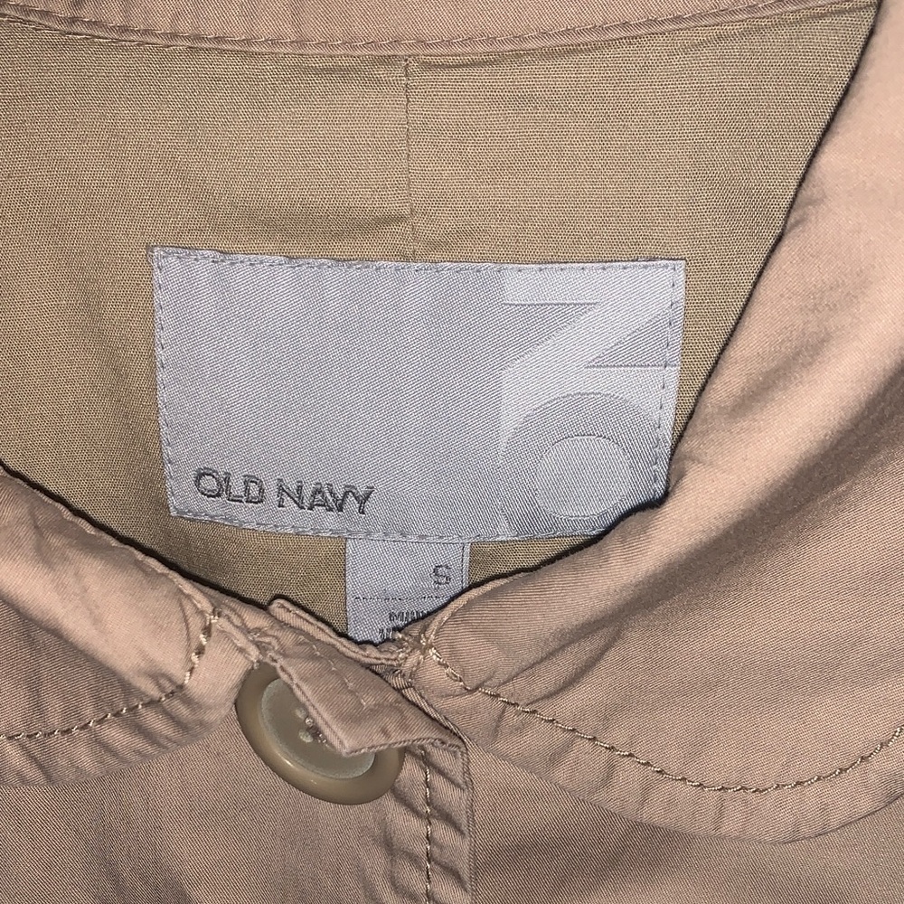 Old Navy Beige Women's Blazer with Belt - Picture 6 of 7